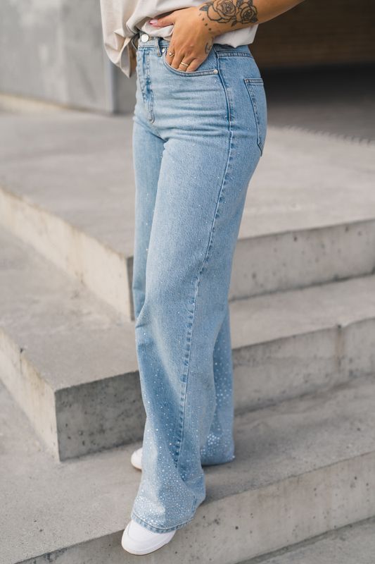 Abby 745 Light Rinse Rhinestone Regular 