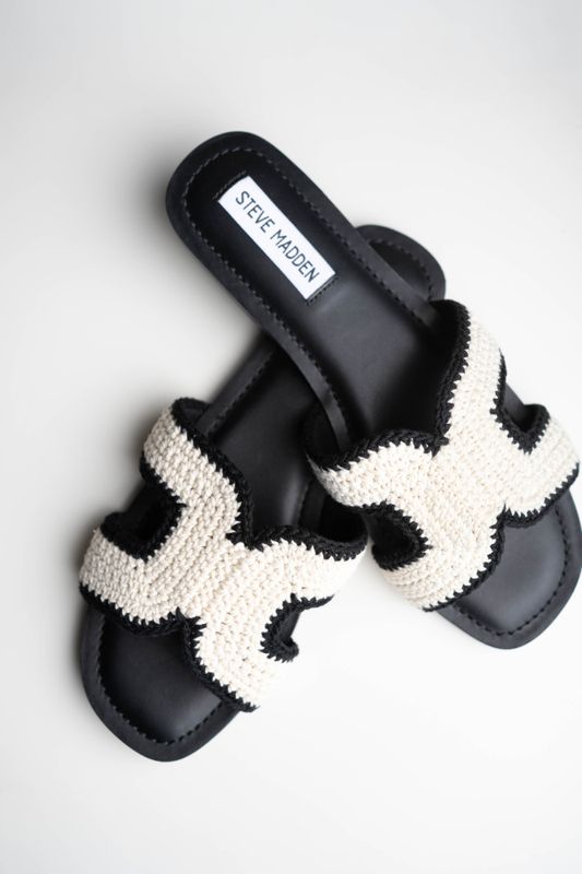 Zarnia Sandal Black/Bone 