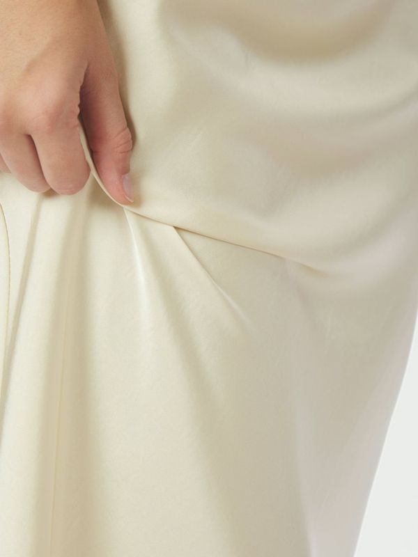 Vicky Heavy Sateen Skirt Light Yellow 