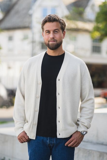 Hovedbilde Sapatrik Cardigan 132 Silver Birch 