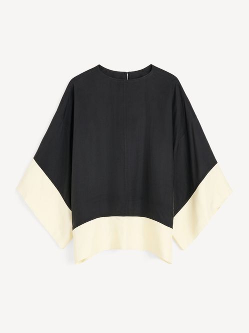 Hovedbilde Cicie Blouse Black White Color Block 