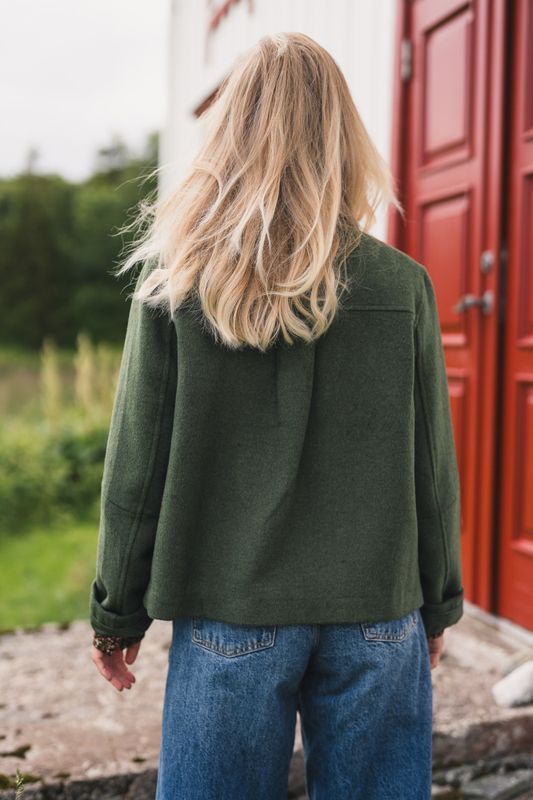 Aslaug Jacket Chive Melange 