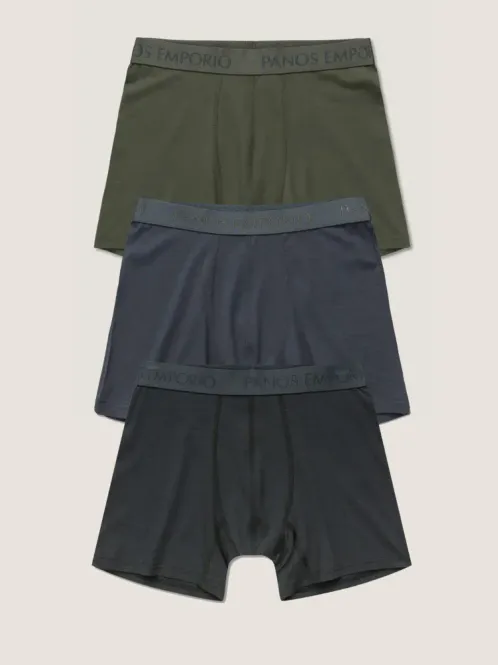 Hovedbilde 3Pk Base Bamboo Boxer Tamac/Asphalt/Forest 