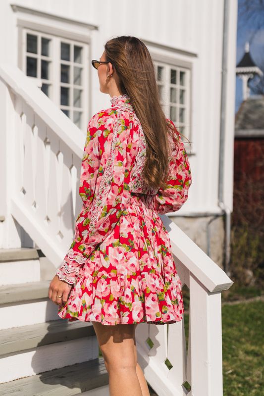 Cotton Slub Mini Dress Romace 