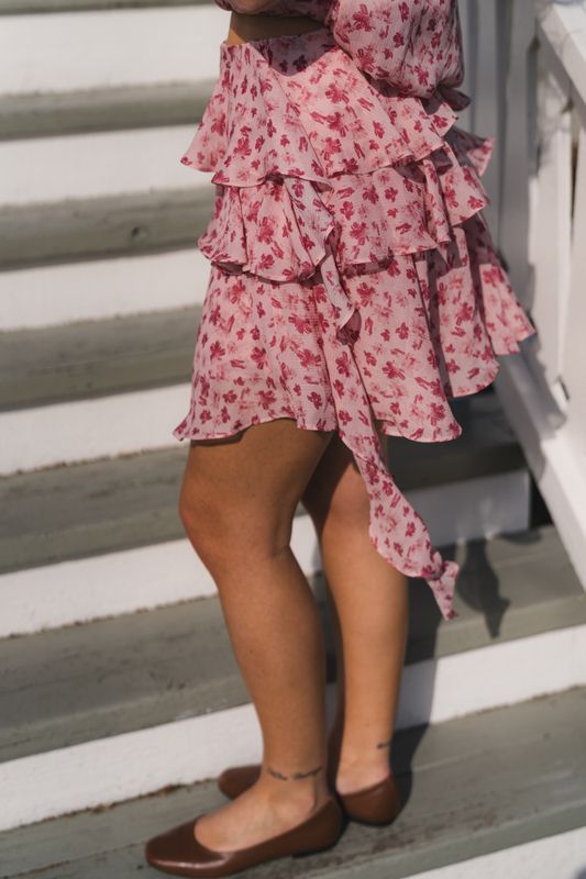Ginla Flower Skirt Dusty Rose 