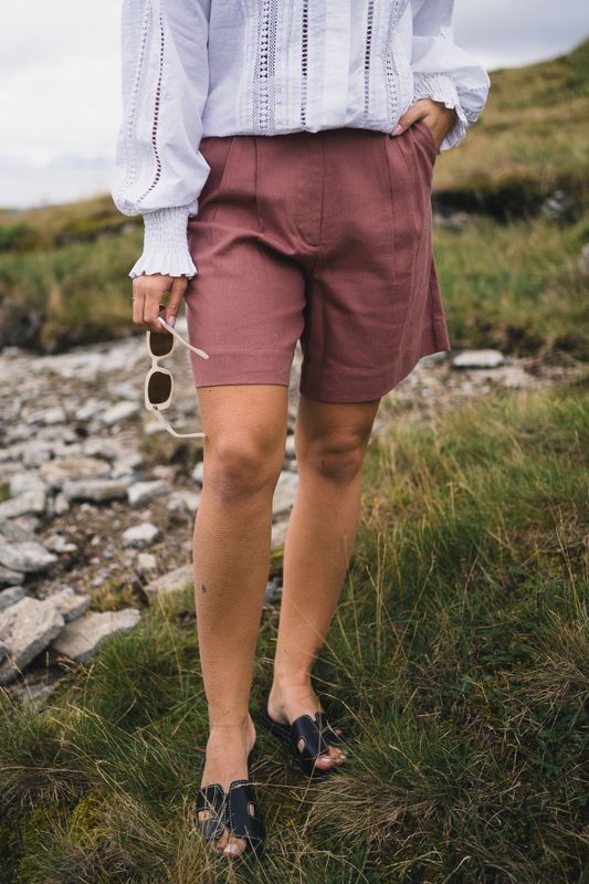 Daria Shorts Terracotta 