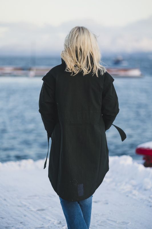 Monsun Coat Rosin Dark Green 