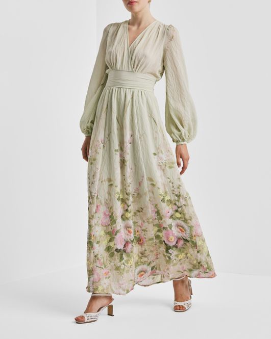 Hovedbilde Viscose V-Neck Dress Growing Garden 