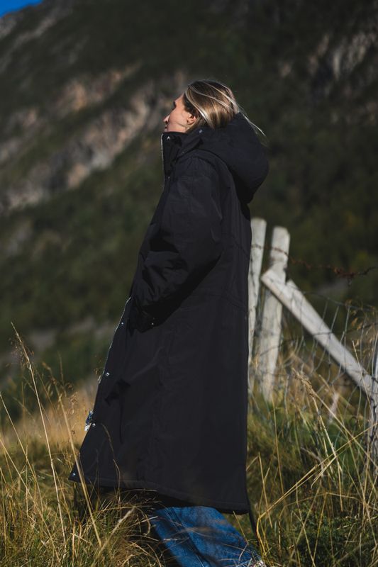 Ripstop Tri-Layer Parka Coat Phantom 