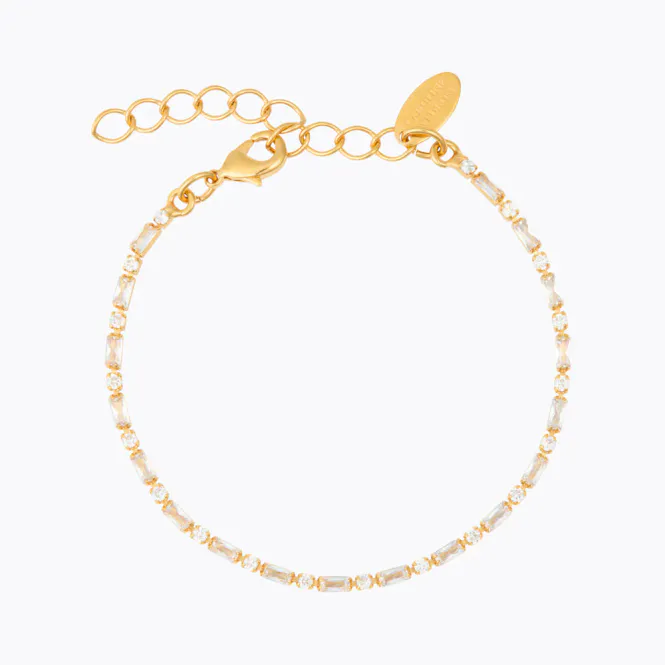 Hovedbilde Evelyne Bracelet Gold Crystal 