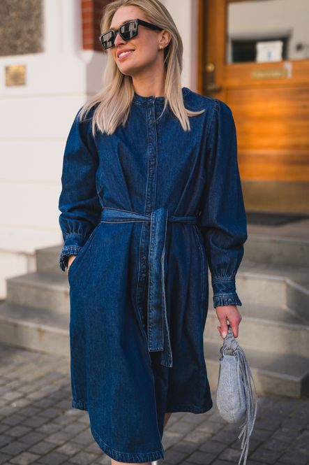 Hovedbilde Frida Shirt Dress Mid Blue Wash 