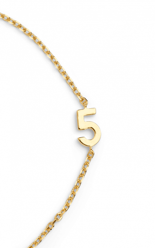 Big Number Bracelet Gold - 11