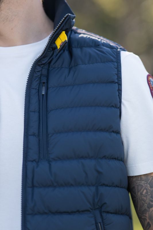 Perfect Down Vest Blue Navy Man