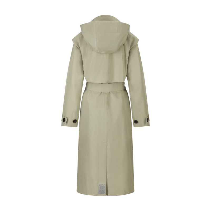 Regndråpe Trench Coat Green 