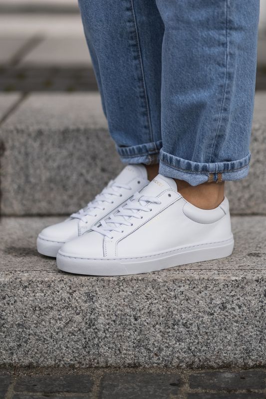 Spin Leather Sneakers White 