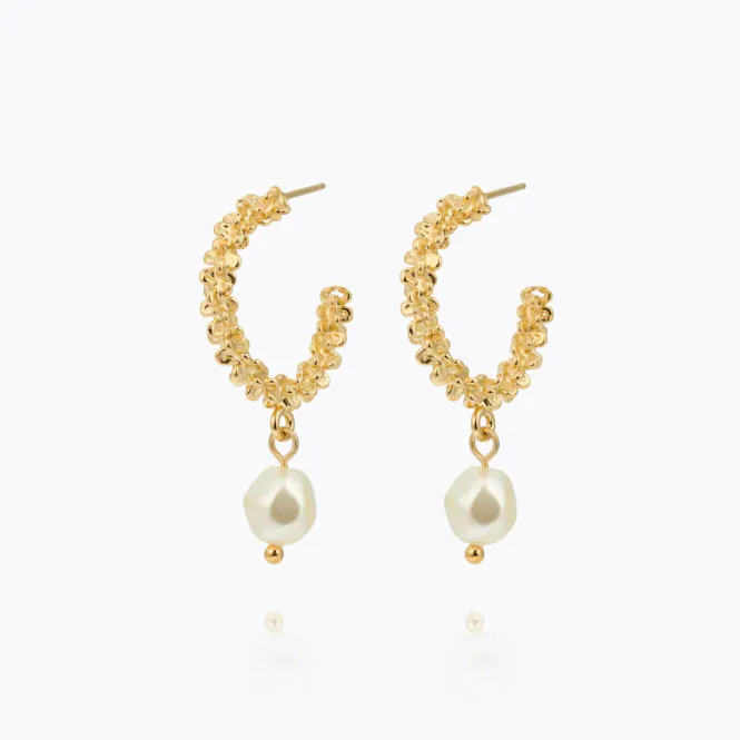 Hovedbilde Gemma Pearl Loops Gold Pearl 