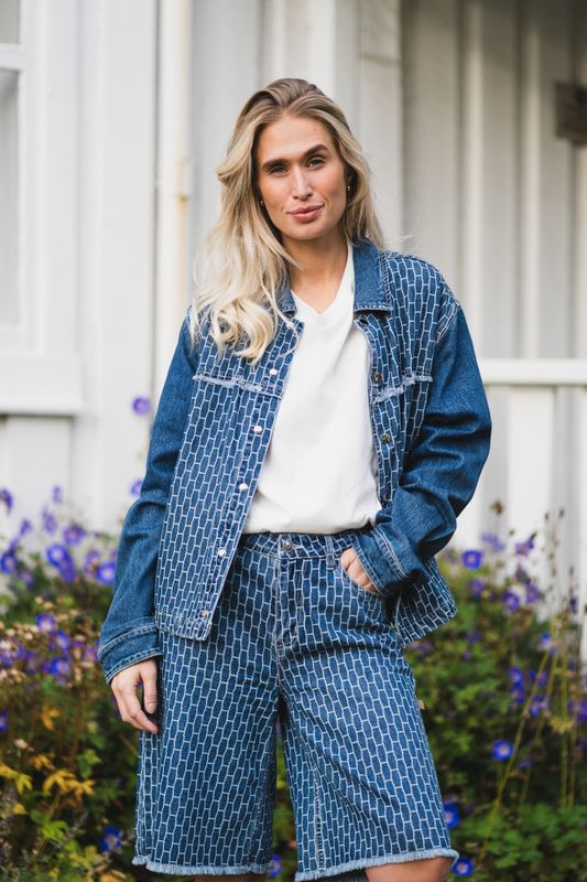Dharma Jacket Light Wash Blue Denim 