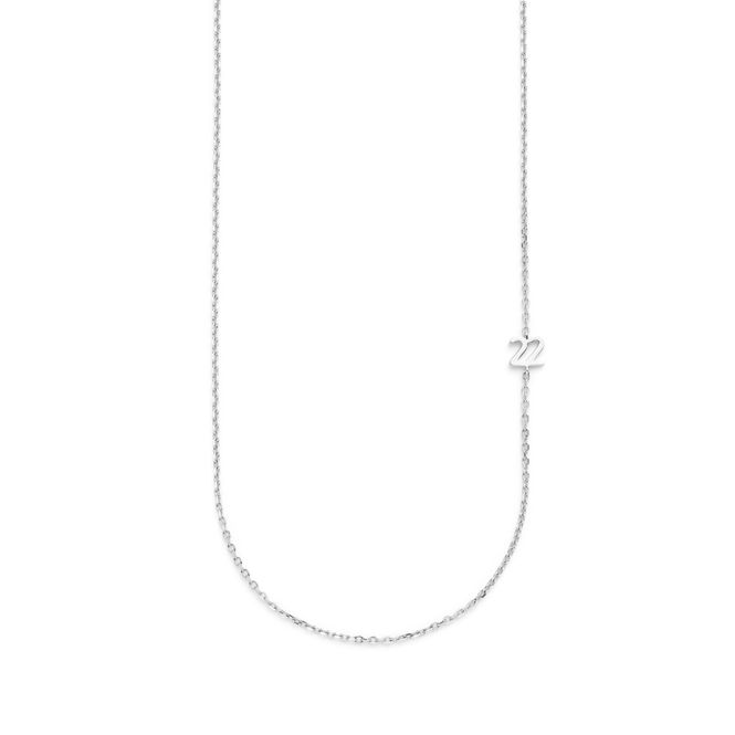 Hovedbilde Big Number Necklace Silver - 50L - 22