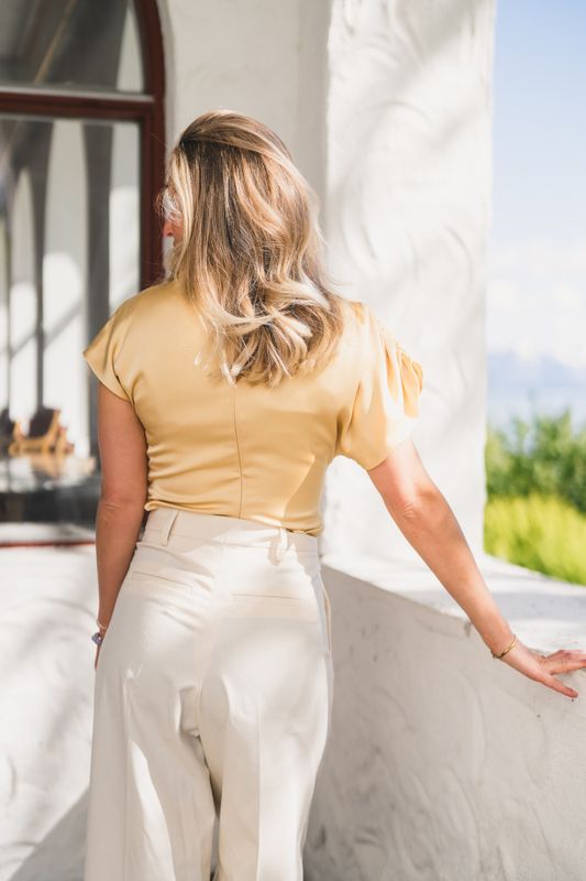 Demi Top Butter Yellow 
