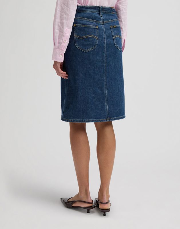 Midi Skirt With A Bow Seaside Trip 