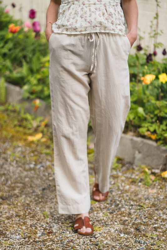 Sonar Linen Pants Sand 