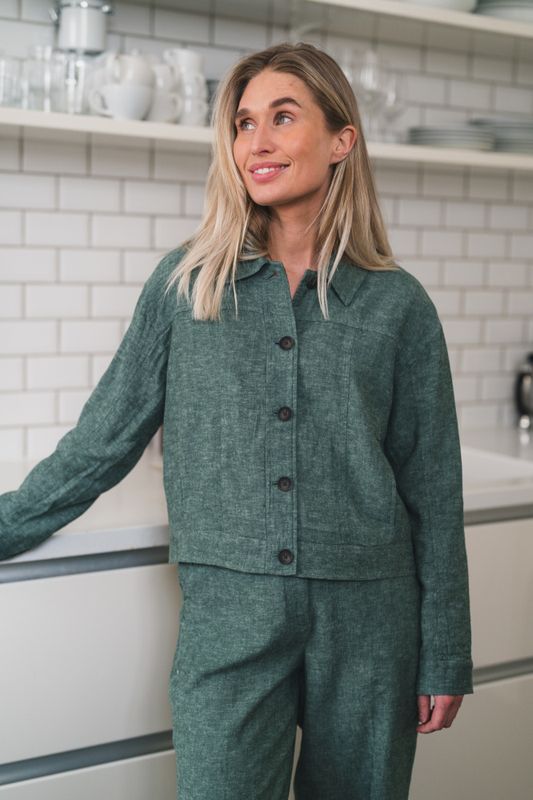 Viana Ginia Jacket Laurel W Melange 