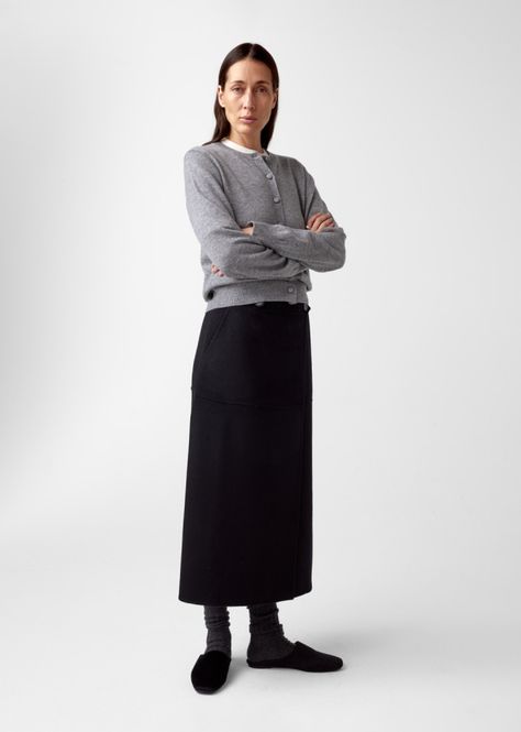 Hovedbilde Thelma Wool Skirt Black 
