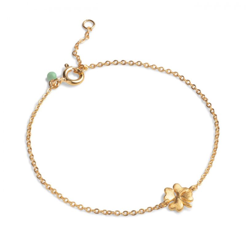 Organic Clover Bracelet Gold 