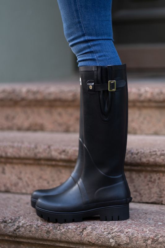 Leighton Tall Welly Black