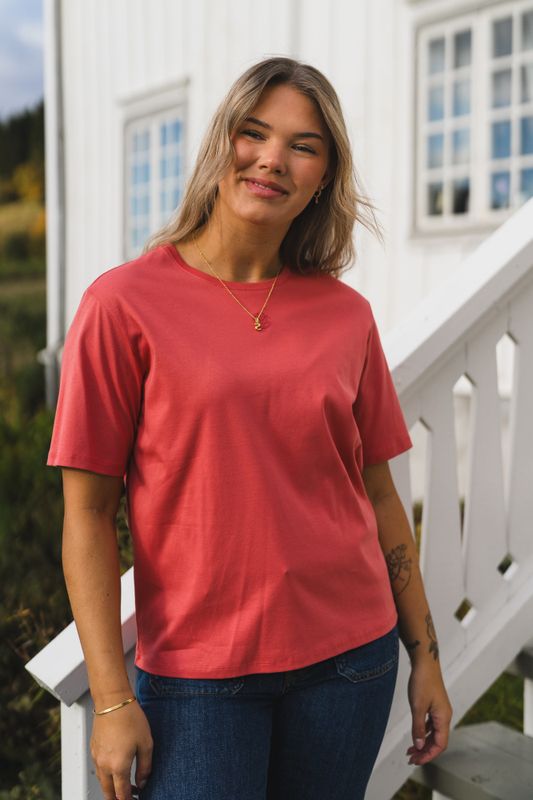 Melea Icon Tee F Rose/Lantana 