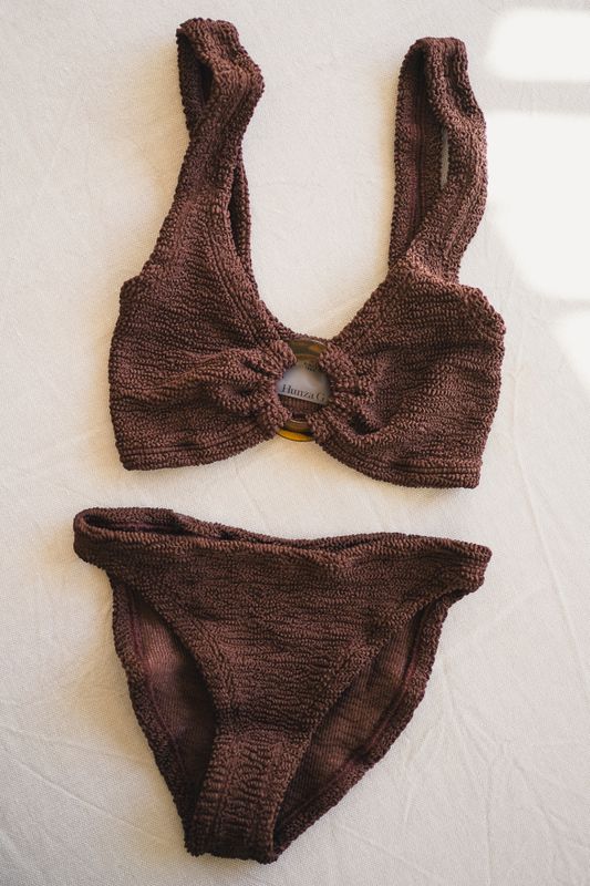 Julia Bikini Metallic Chocolate 