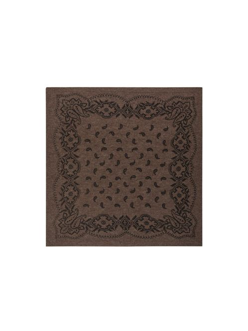 Hovedbilde Adelina Paisley Knit Scarf Brown Melange 