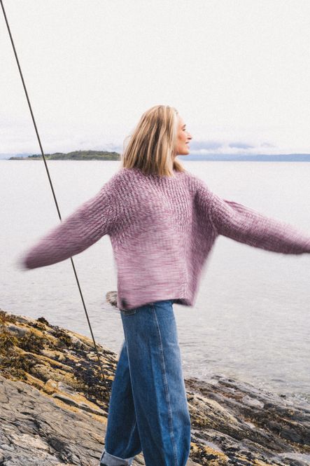 Hovedbilde Marled Knit Sweater Purple 