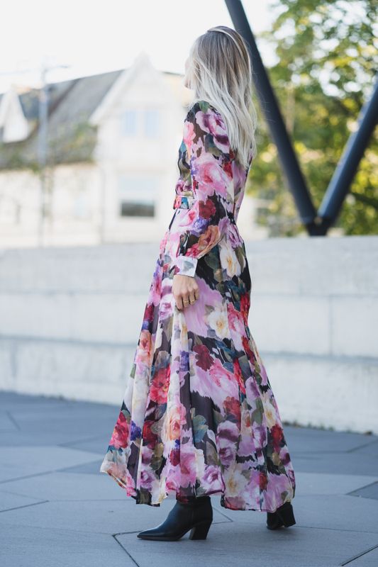 Organza Belt Dress Winter Breeze