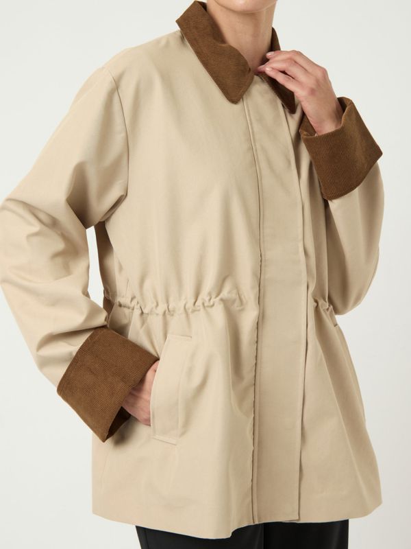 Anca LS Parka Jacket Oxford Tan 