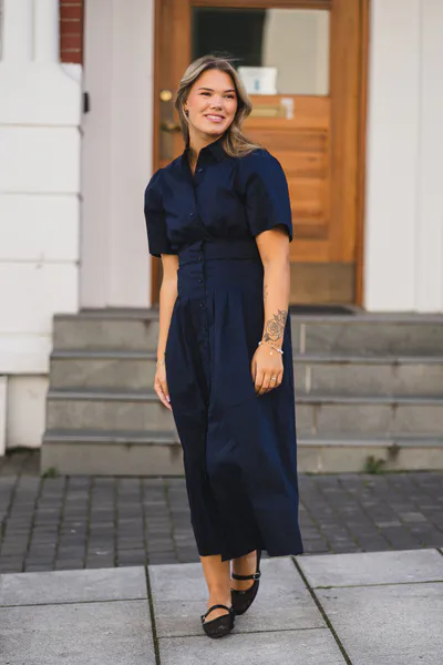 Hovedbilde Baia Poplin Dress Navy 