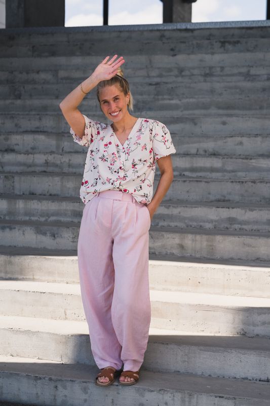 Franciska HW Pants Lotus Melange 