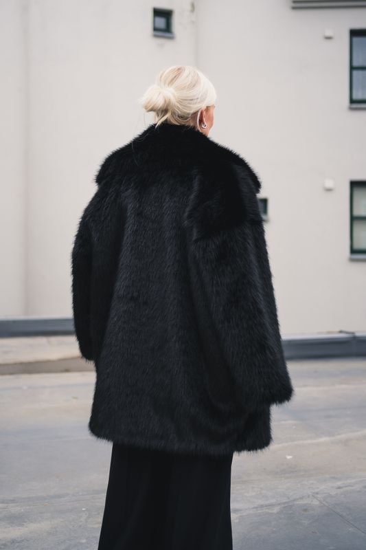 Drama Coat Black 