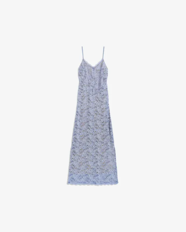 Paris Dress Sheer Blue 