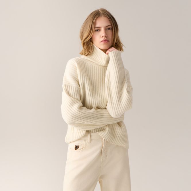 Hovedbilde Alba Ribbed Turtleneck Ecu 