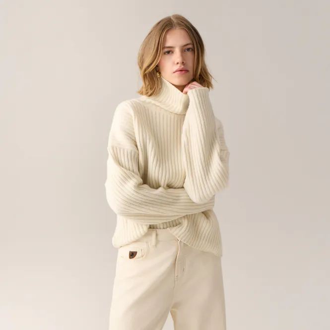 Hovedbilde Alba Ribbed Turtleneck Ecu 