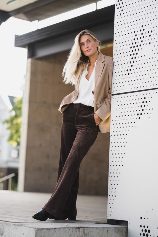 Namy Imitated Suede Blazer Sand 