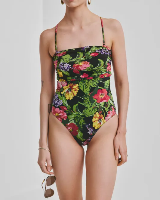 Hovedbilde Bandeau Swimsuit Midnight Bloom