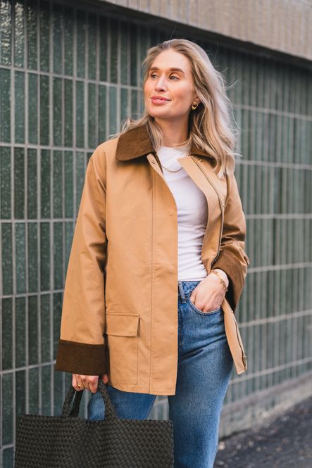 Hovedbilde Anastacia Cord Jacket Dark Tan 