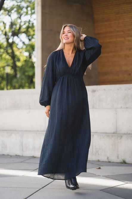 Hovedbilde Silfi Crepe Dress Navy 