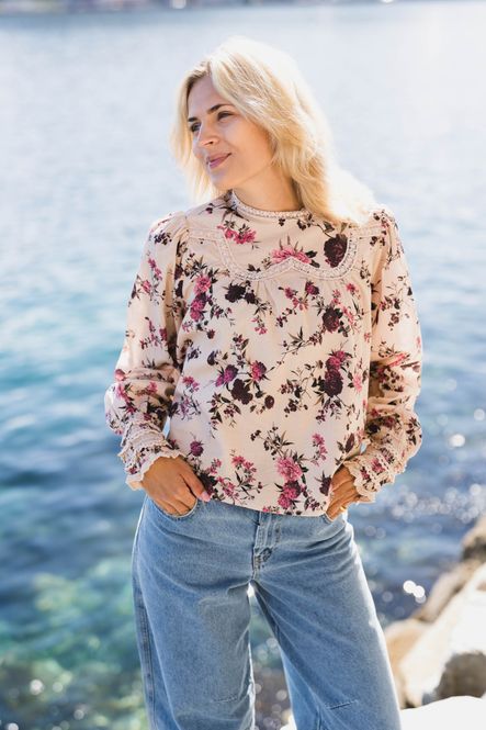 Hovedbilde Sille LS Top Birch Sille Print 