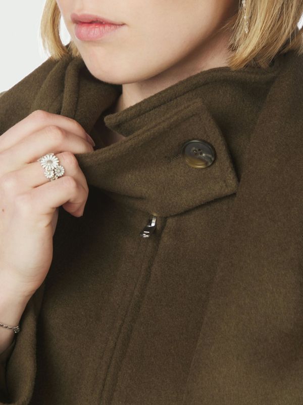 Paige Wool Jacket Khaki 