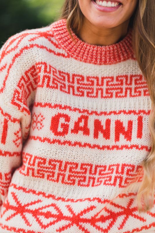 Summer Lambswool Pullover Egret - Vakre Vene