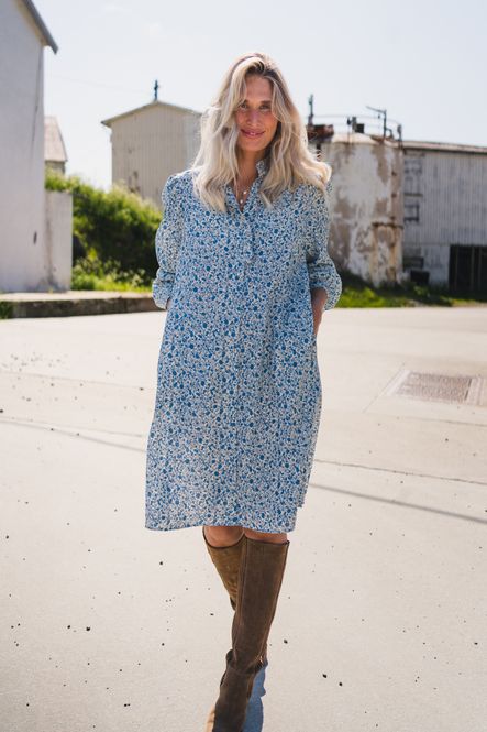 Hovedbilde Gry Astrid Shirt Dress Q Harbor Flower 