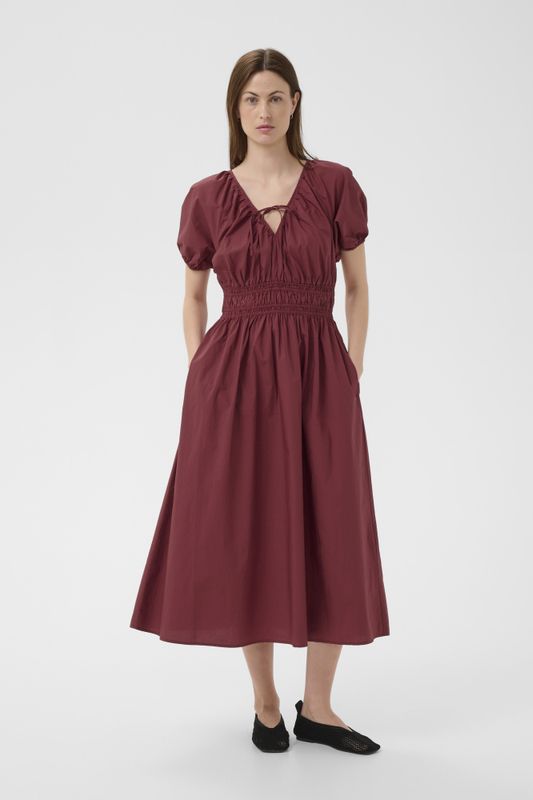 Bodilla Dress Burnt Russet 